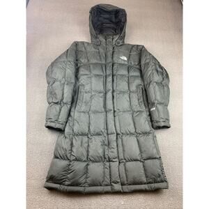 The North Face 600 Womens XS Black Hooded Parka Puffer Down Coat Jacket